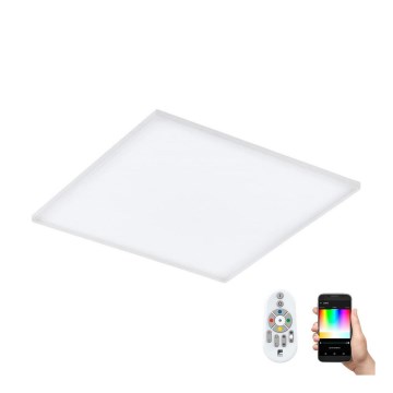 Eglo - Himmennettävä LED-RGB-kattovalaisin TURCONA-C LED/30W/230V + Kauko-ohjaus