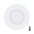 Eglo - himmennettävä LED-uppovalaisin 5 W/230 V + kaukosäädin, Ø 12 cm