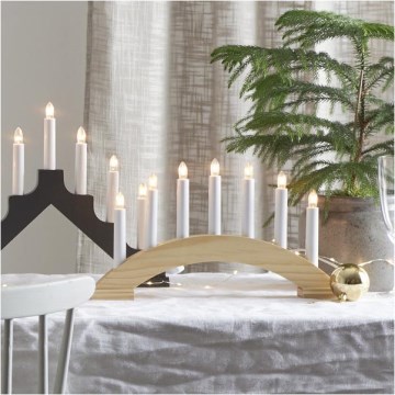 Eglo - Joulukynttelikkö 7xE10/3W/230V 22x29 cm