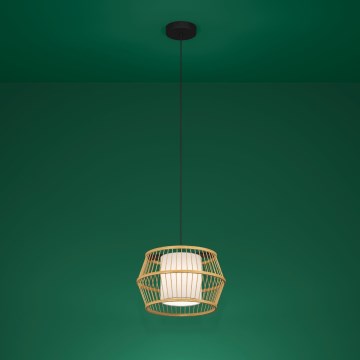 Eglo - Kattokruunu johdossa 1xE27/40W/230V bambu