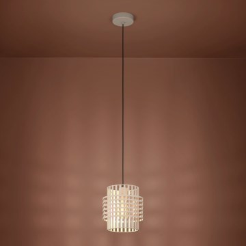 Eglo - Kattokruunu johdossa 1xE27/40W/230V halkaisija 21 cm kerma