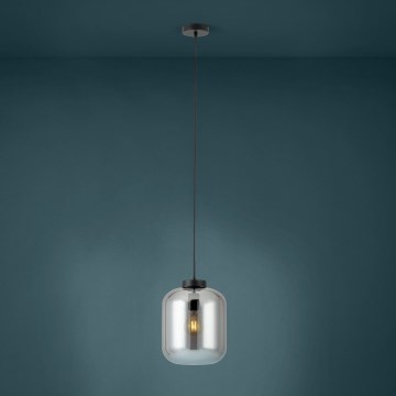 Eglo - Kattokruunu johdossa 1xE27/40W/230V halkaisija 25 cm savuinen