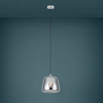 Eglo - Kattokruunu johdossa 1xE27/40W/230V halkaisija 26 cm savuinen