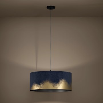 Eglo - Kattokruunu johdossa 1xE27/40W/230V halkaisija 53 cm sininen/kulta