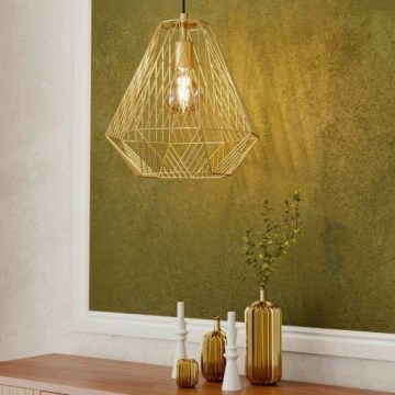 Eglo - Kattokruunu johdossa 1xE27/40W/230V kulta