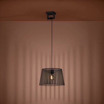 Eglo - Kattokruunu johdossa 1xE27/40W/230V musta