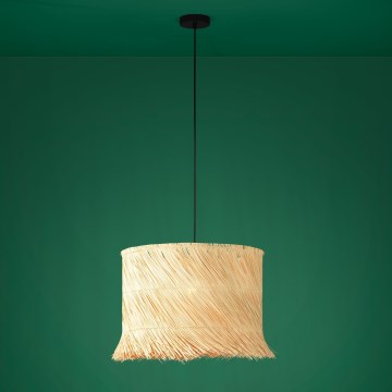 Eglo - Kattokruunu johdossa 1xE27/40W/230V rottinki