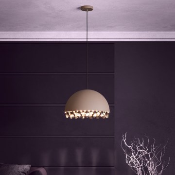 Eglo - Kattokruunu johdossa 1xE27/40W/230V ruskea