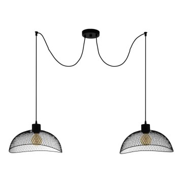 Eglo - Kattokruunu johdossa 2xE27/60W/230V hämähäkki