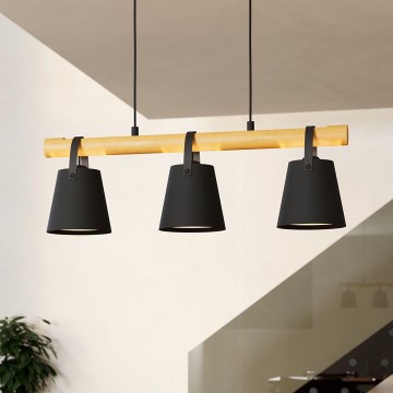 Eglo - Kattokruunu johdossa 3xE27/10W/230V