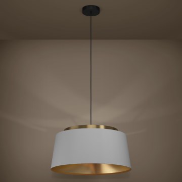 Eglo - Kattokruunu johdossa 3xE27/40W/230V harmaa/kulta