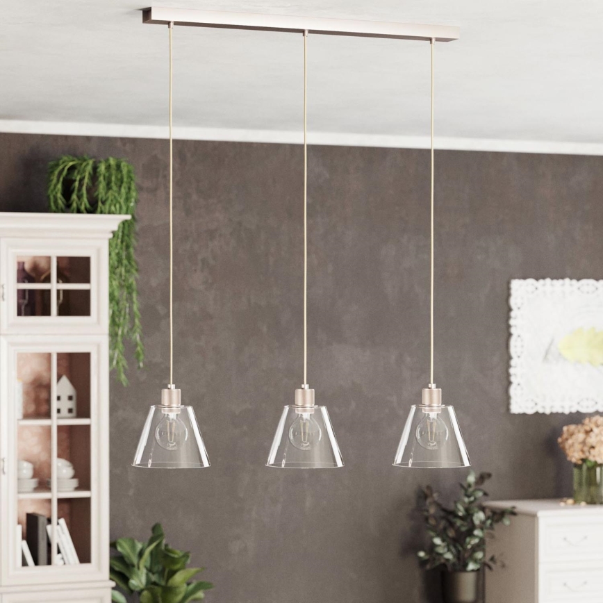 Eglo - Kattokruunu johdossa 3xE27/40W/230V