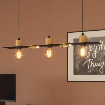 Eglo - Kattokruunu johdossa 3xE27/40W/230V