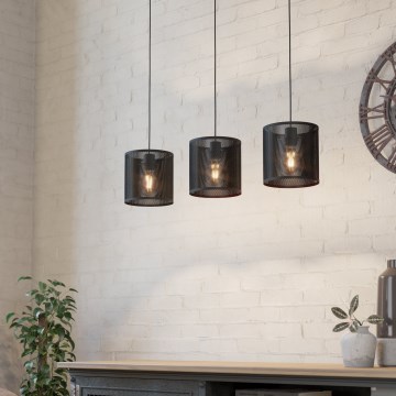 Eglo - Kattokruunu johdossa 3xE27/40W/230V