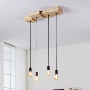 Eglo - Kattokruunu johdossa 4xE27/40W/230V