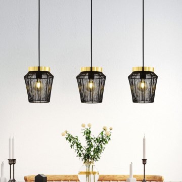 Eglo - Kattokruunu narulla 3xE27/40W/230V