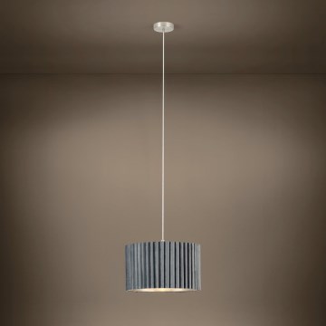 Eglo - Kattokruunu narussa 1xE27 / 40W / 230V harmaa