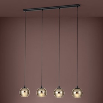 Eglo - Kattokruunu narussa 4xE27 / 40W / 230V