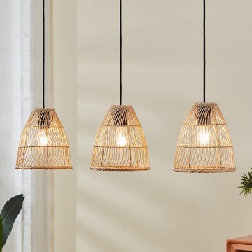 Eglo - Kattokruunu narussa AYESGARTH 3xE27/40W/230V