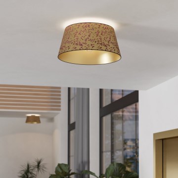 Eglo - Kattovalo 1xE27/25W/230V kulta/vaaleanpunainen