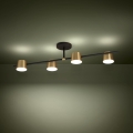 Eglo - Kiinteä LED-kattokruunu 4xGU10/4,6W/230V 3000K kulta