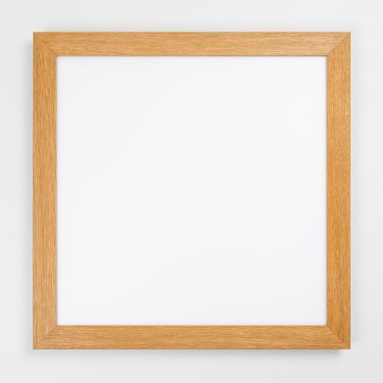 Eglo - Kiinteä LED-paneeli SALOBRENA-RW WOOD LED/34W/230V 2700/4000K 64x64 cm ruskea