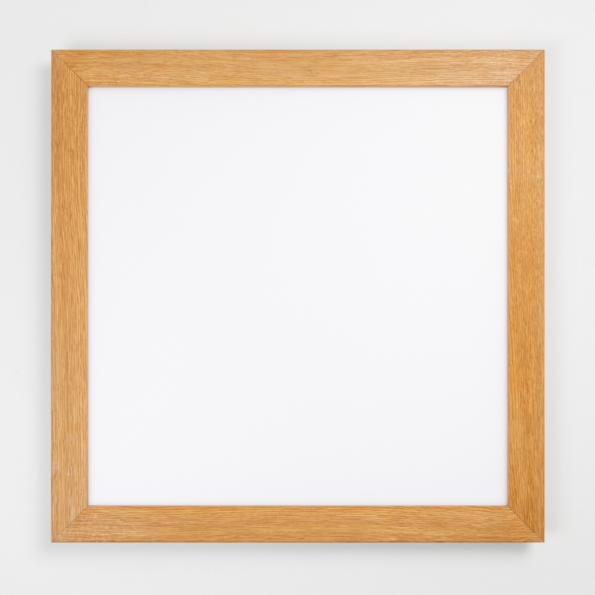 Eglo - Kiinteä LED-paneeli SALOBRENA-RW WOOD LED/34W/230V 2700/4000K 64x64 cm ruskea