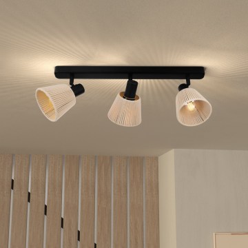 Eglo - Kohdevalaisin 3xE14/40W/230V beige/musta