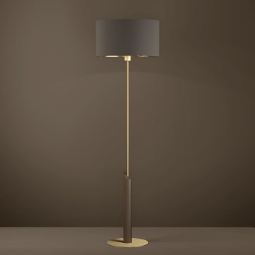 Eglo - Lattialamppu 1xE27/40W/230V ruskea/kulta