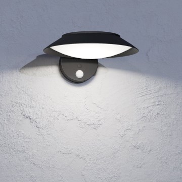 Eglo - LED-aurinkokäyttöinen seinävalaisin anturilla LED/7W/3,7V 2200 mAh IP44