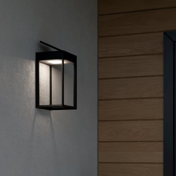 Eglo - LED aurinkokäyttöinen seinävalaisin sensorilla LED/6,5W/3,7V 1800 mAh IP44