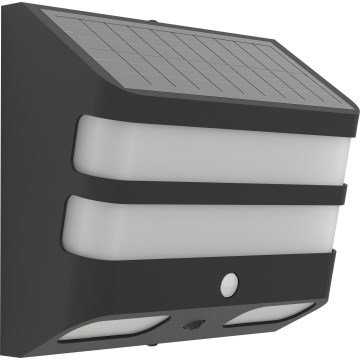 Eglo - LED aurinkokäyttöinen seinävalaisin sensorilla LED/6,5W/3,7V 1800 mAh IP44