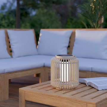 Eglo - LED Aurinkokenno pöytävalaisin LED/3,3W/3,7V 1800 mAh IP44