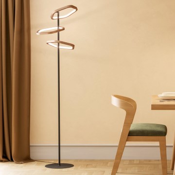 Eglo - LED Himennettävä lattiavalaisin LED/20W/230V kultainen