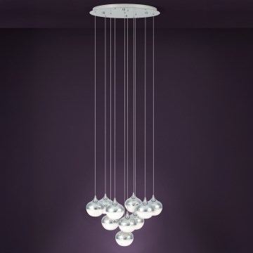 Eglo - LED-himmennettävä kattokruunu narussa 10xLED / 3,1W / 230V