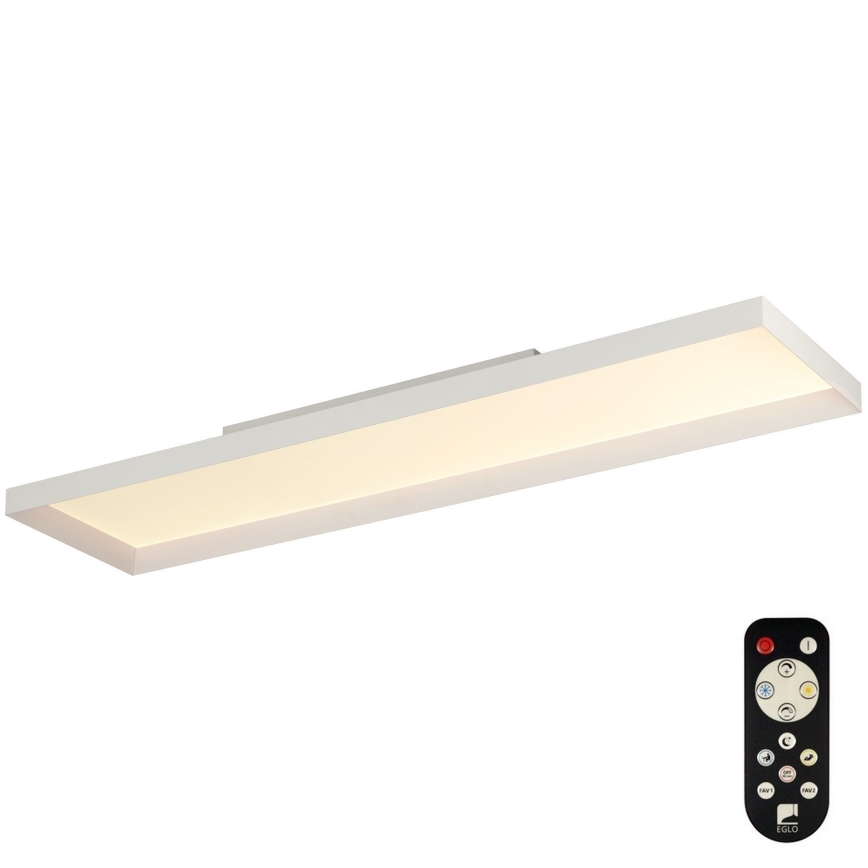 Eglo - LED-himennettävä kattovalaisin LED/43W/230V valkoinen + kaukosäädin