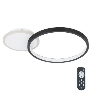 Eglo - LED Himmennettävä kattovalo LED/15W/230V musta + kaukosäädin