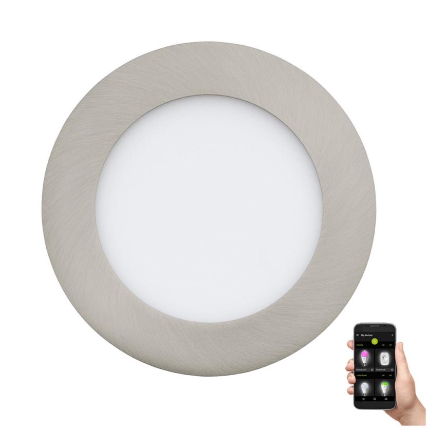 Eglo - LED himmennettävä kylpyhuoneen upotettava kattovalaisin LED/5,4W/230V IP44 ZigBee pr. 12 cm