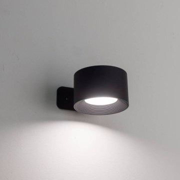 Eglo - LED-himmennettävä ladattava kosketusohjattu seinävalaisin LED/5W/5V 2700/4000/6500K 2000 mAh musta