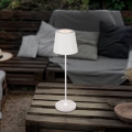 Eglo - LED-himmennettävä ladattava ulkokäyttöön tarkoitettu pöytälamppu LED/3,8W/5V 2400/3000/4000K 2000 mAh IP44 valkoinen
