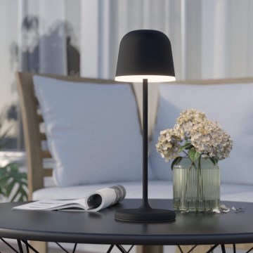 Eglo - LED Himmennettävä ulko rechargeable lamppu LED/2,2W/5V 1800 mAh musta IP54