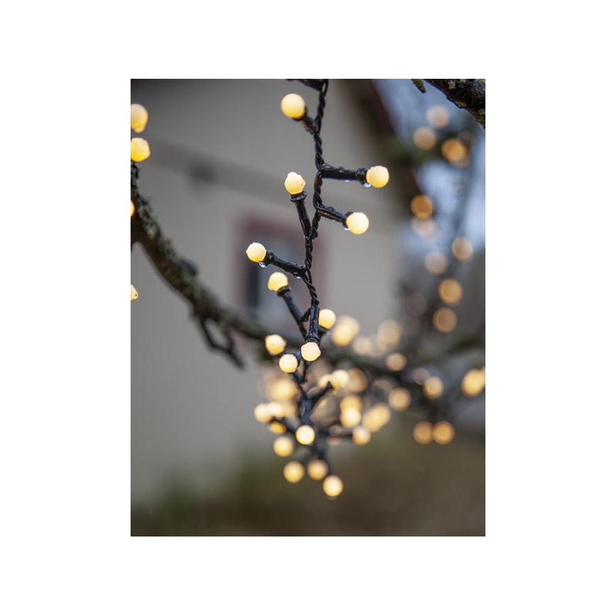 Eglo - LED-jouluketju ulkokäyttöön 300xLED/8 toimintoa 11m IP44 lämmin valkoinen