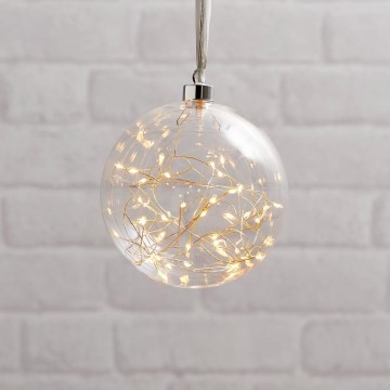 Eglo - LED joulukoriste 40xLED/0,064W/3/230V halkaisija 15 cm