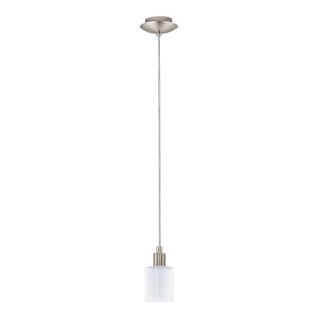 Eglo - LED-kattokruunu johdossa MY CHOICE 1xE14/4W/230V  mattakromi/valkoinen