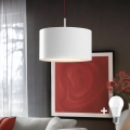 Eglo - LED-kattokruunu johdossa TUNJA 1xE27/60W/230V valkoinen