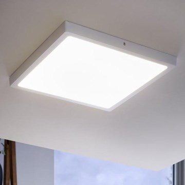 Eglo - LED-kattovalaisin 1xLED/25W/230V, valkoinen, neliönmuotoinen, 4000 K, 40x40 cm