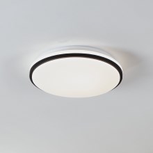 Eglo - LED-kattovalaisin kylpyhuoneeseen LED/15,6W/230V IP44 musta