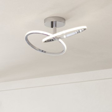 Eglo - LED-kattovalaisin LED/12W/230V 2700/4000/6500K kiiltävä kromi