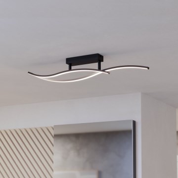 Eglo - LED-kattovalaisin LED/12W/230V 4000K musta