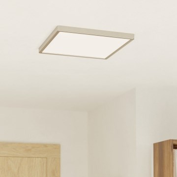 Eglo - LED-kattovalaisin LED/17,5W/230V 2700/4000/6500K 39x39 cm mattakromi